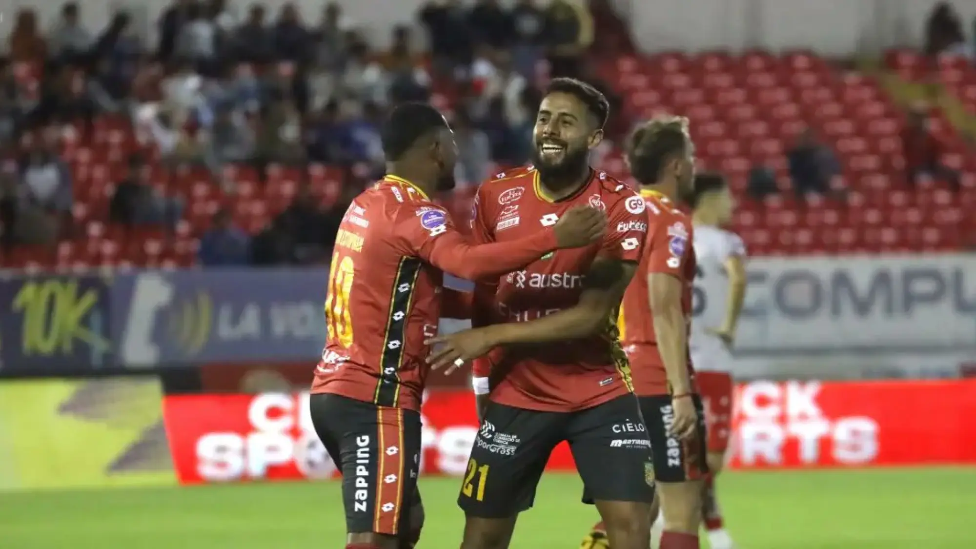 Stalin Morocho en el último partido entre Deportivo Cuenca y El Nacional, API