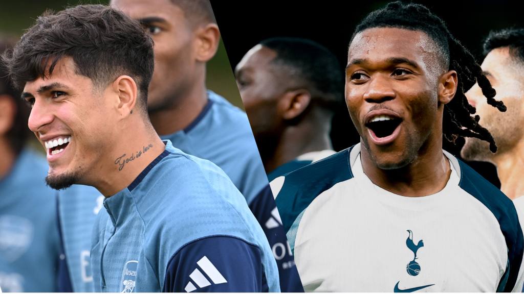 Arsenal de Piero Hincapié recibe al Tottenham en el derbi del norte de Londres | X @Arsenal @SpursOfficial