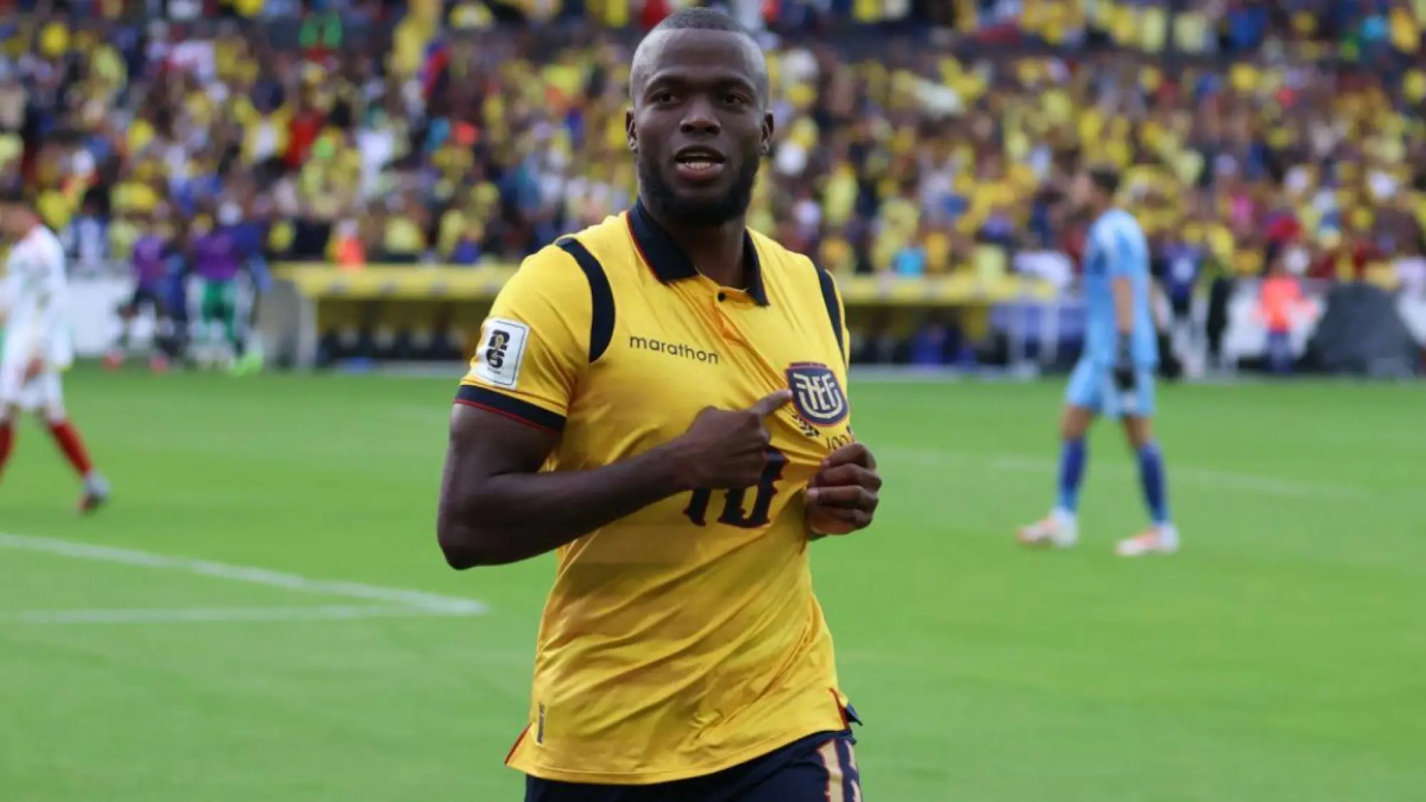 Enner Valencia frente a Venezuela por eliminatorias sudamericanas, API