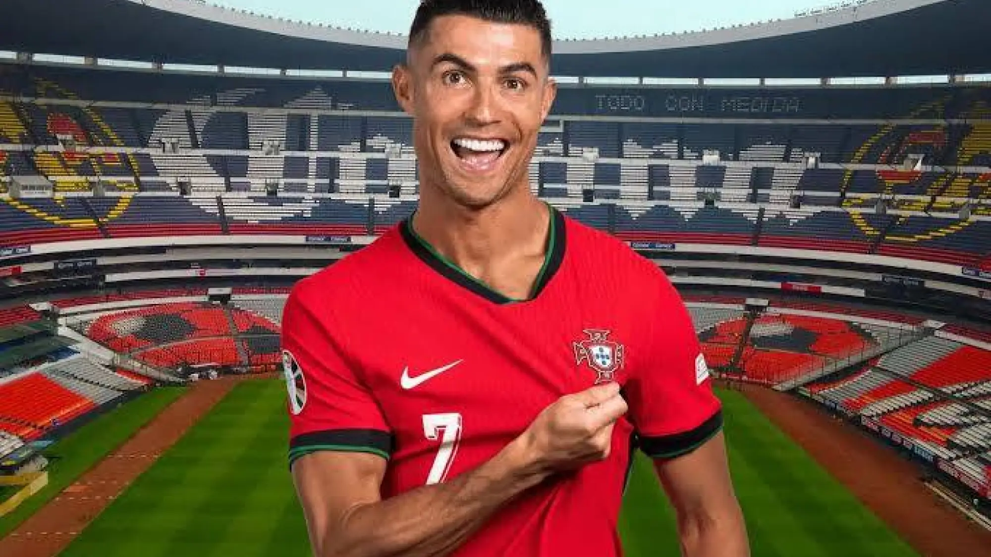 Cristiano Ronaldo jugará por primera vez en México, Redes sociales