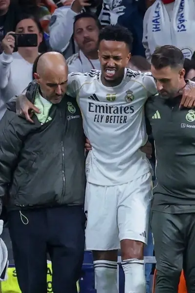 Eder Militão se suma a las lesiones del Real Madrid