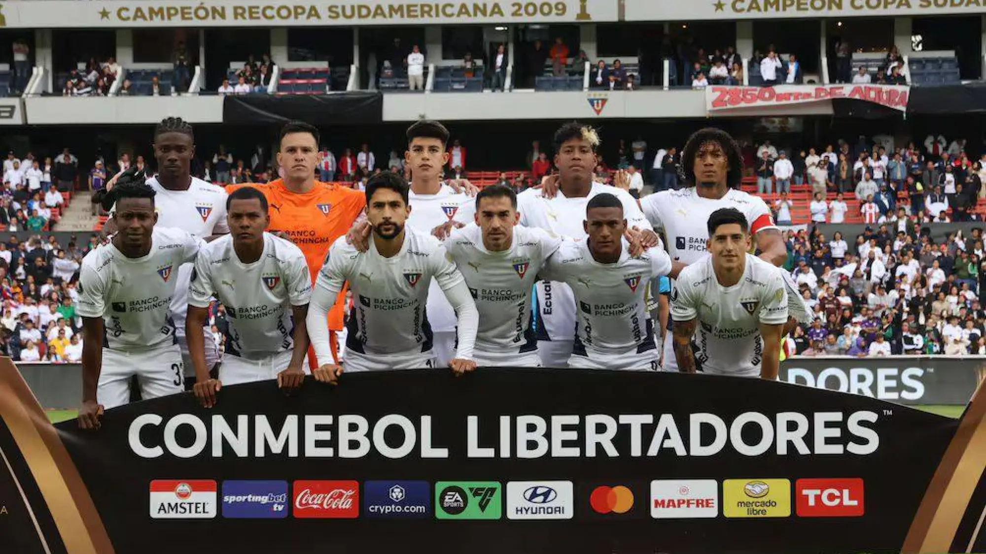 LDU en su participación en Copa Libertadores 2025., API