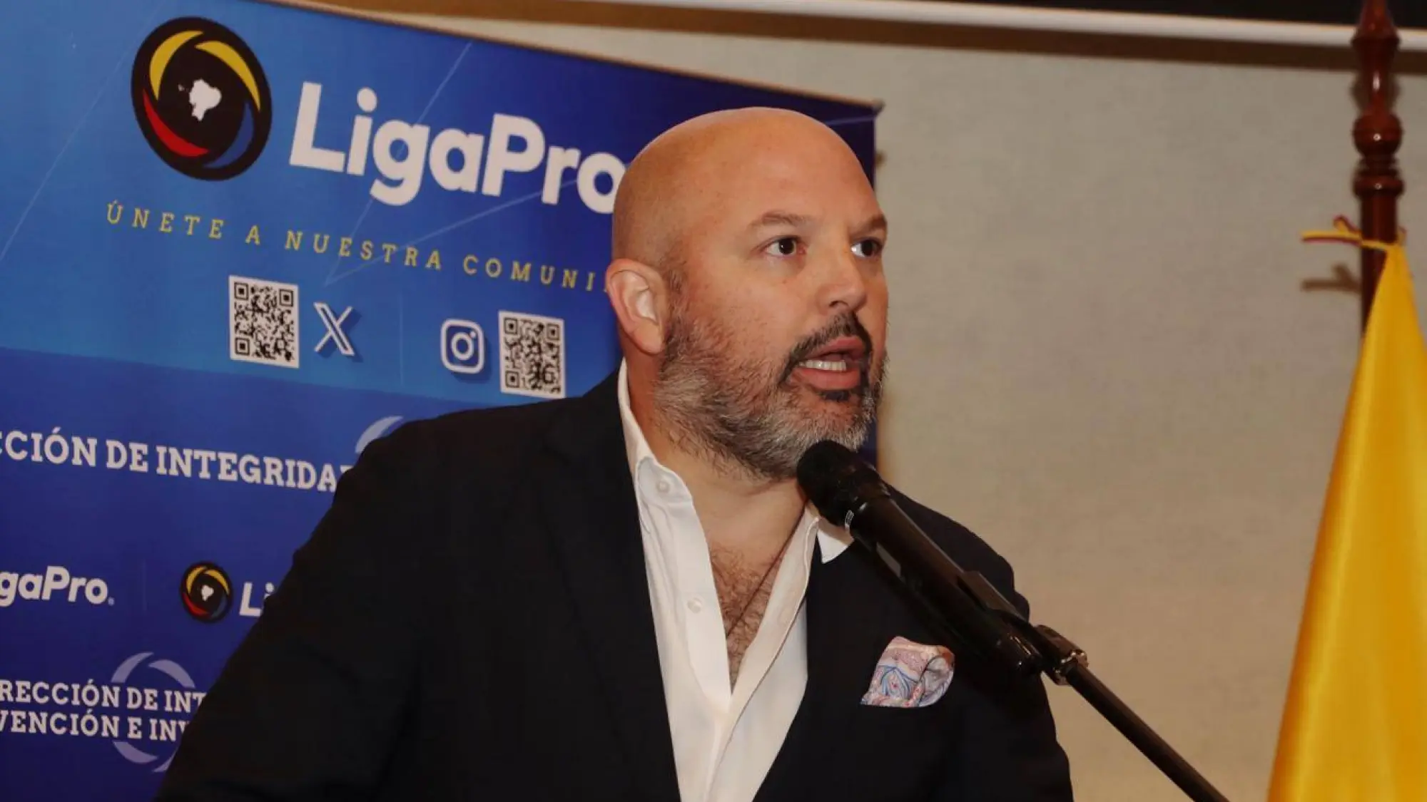 Miguel Ángel Loor presidente de LigaPro., API