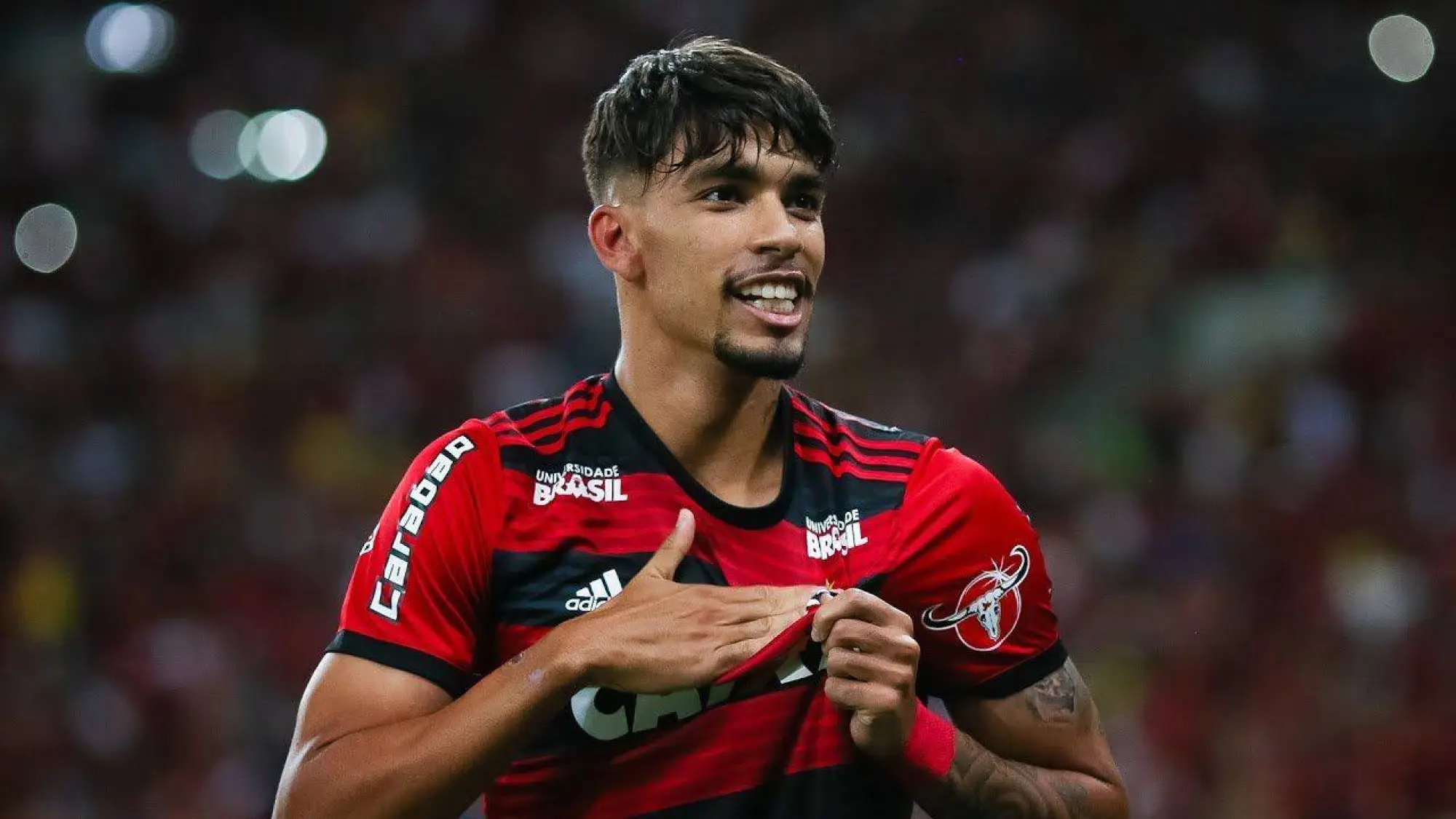 Lucas Paquetá cuando vistió la camiseta del Flamengo., @Flamengo