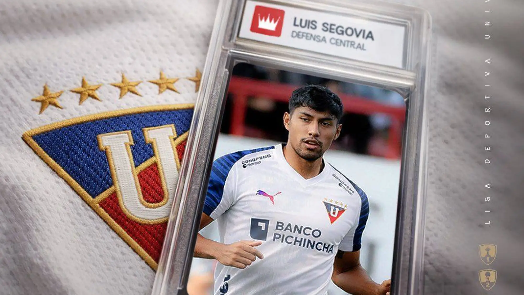 Luis Segovia es presentado en Liga de Quito., LDU_Oficial