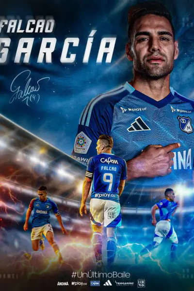 Millonarios confirma el regreso de Falcao para 2026 y descarta a Emelec