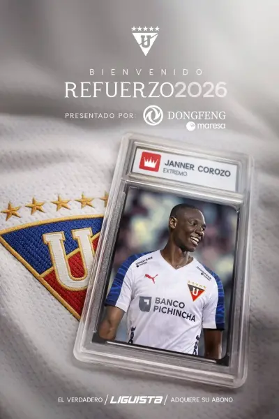 OFICIAL: Janner Corozo nuevo jugador de Liga de Quito