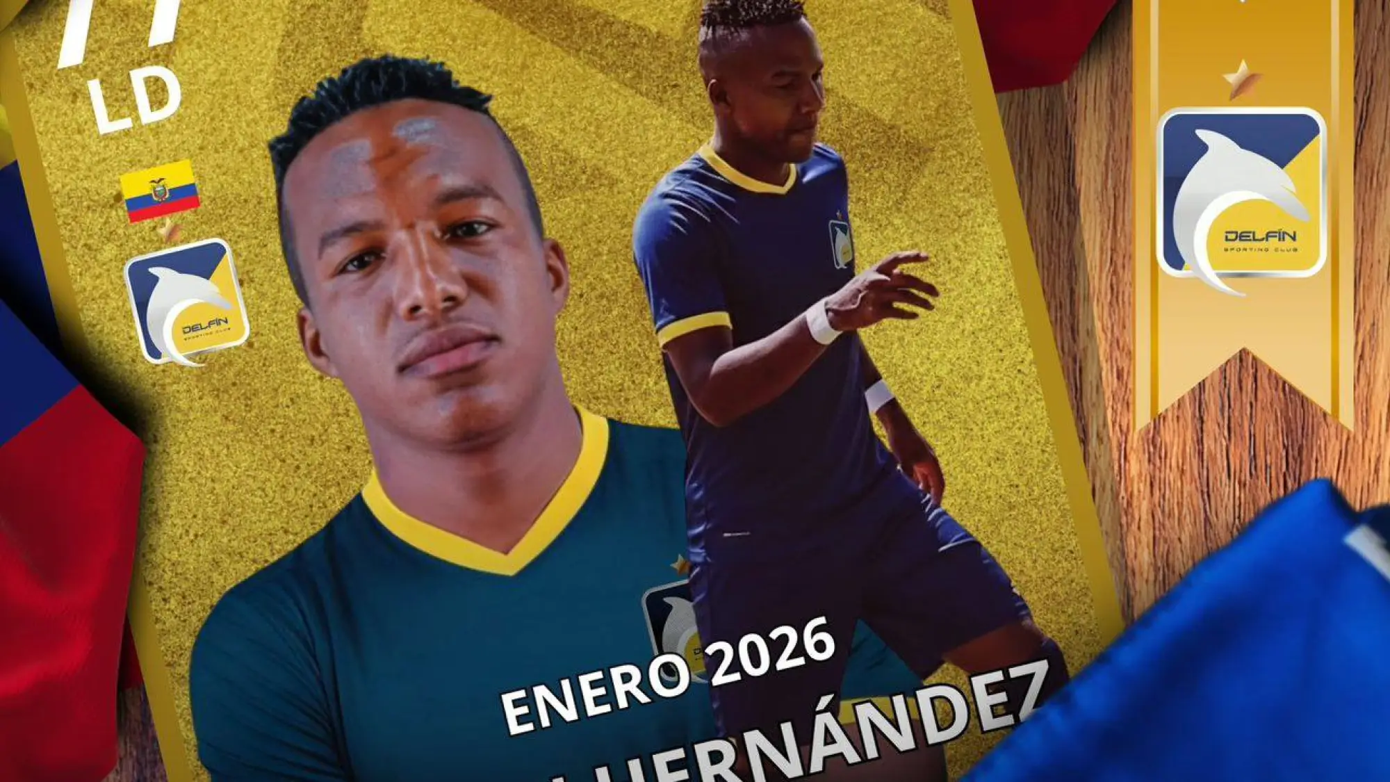 Bryan Hernández nuevo jugador de Delfín., @DelfínSC