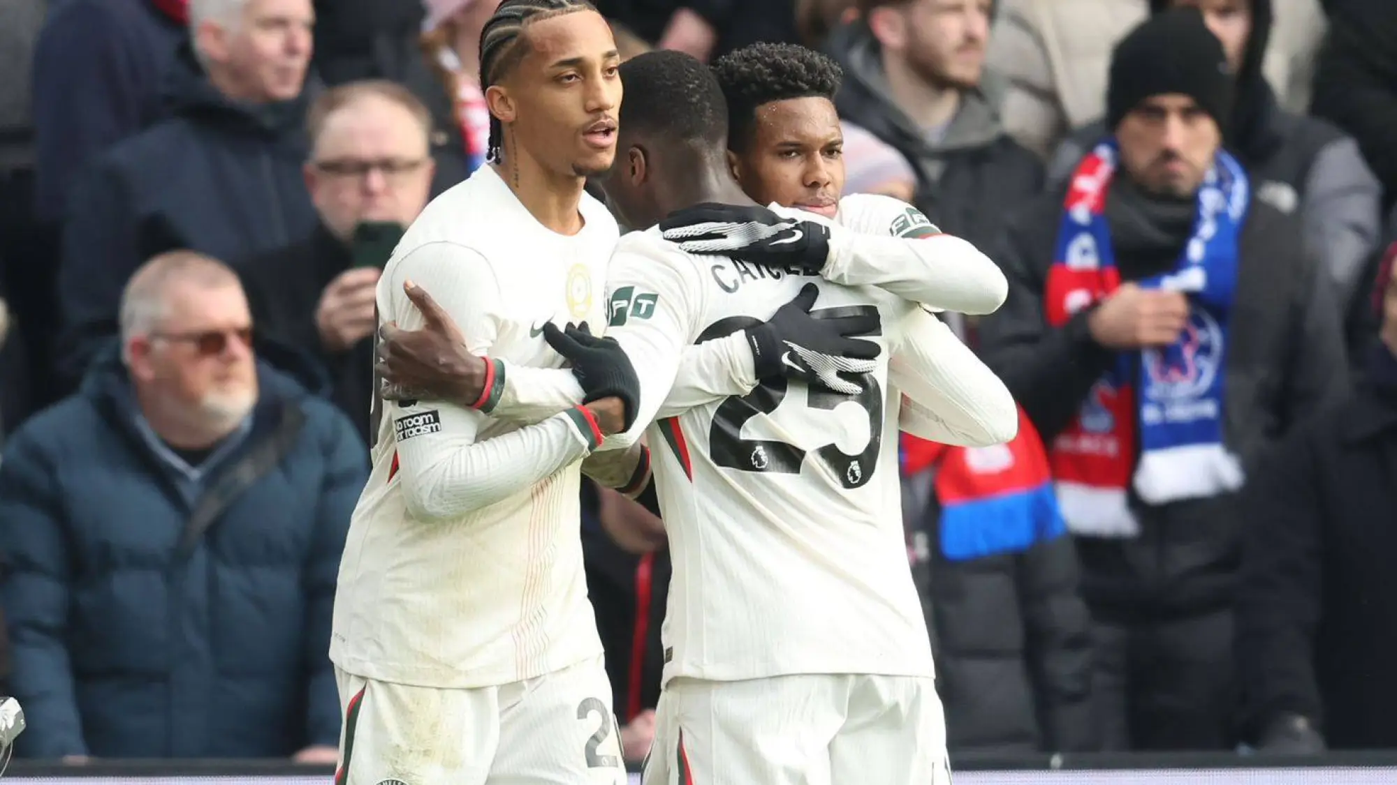 Celebración de gol del Chelsea., @Mohxmmad