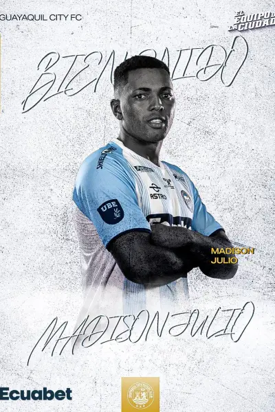 Guayaquil City FC oficializa Madison Julio para la temporada 2026