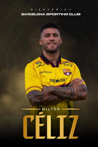 Barcelona SC oficializa el fichaje de Milton Céliz