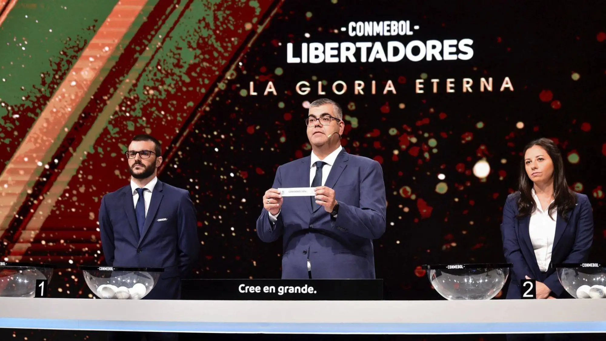 Sorteo de la Conmbeol Libertadores., Conmebol.com