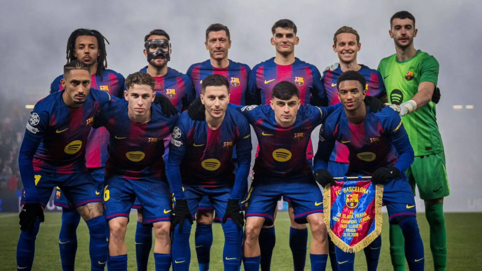 FC Barcelona hoy ante Slavia Praga., FC Barcelona