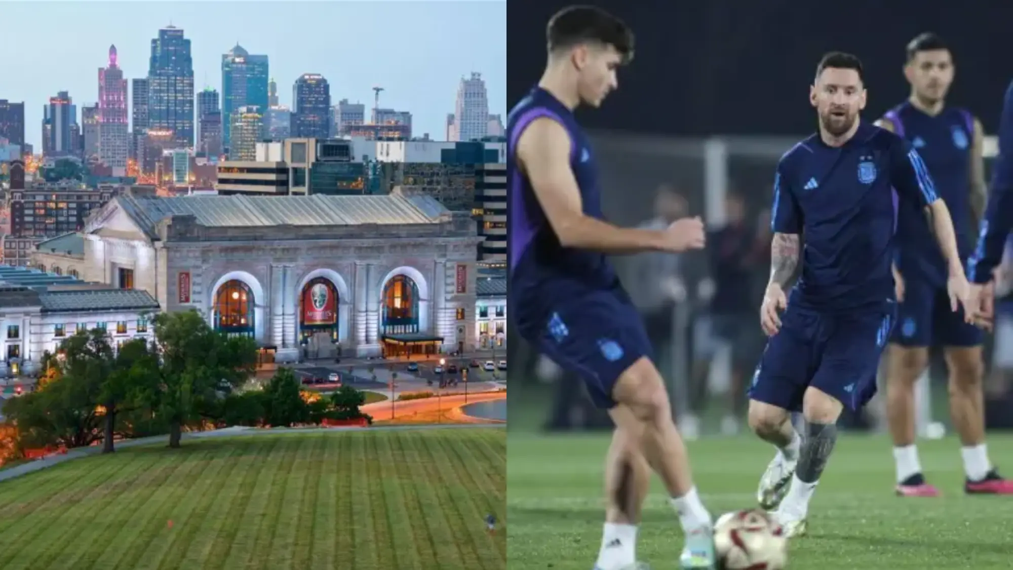 Kansas será la sede de Argentina en el mundial., Web