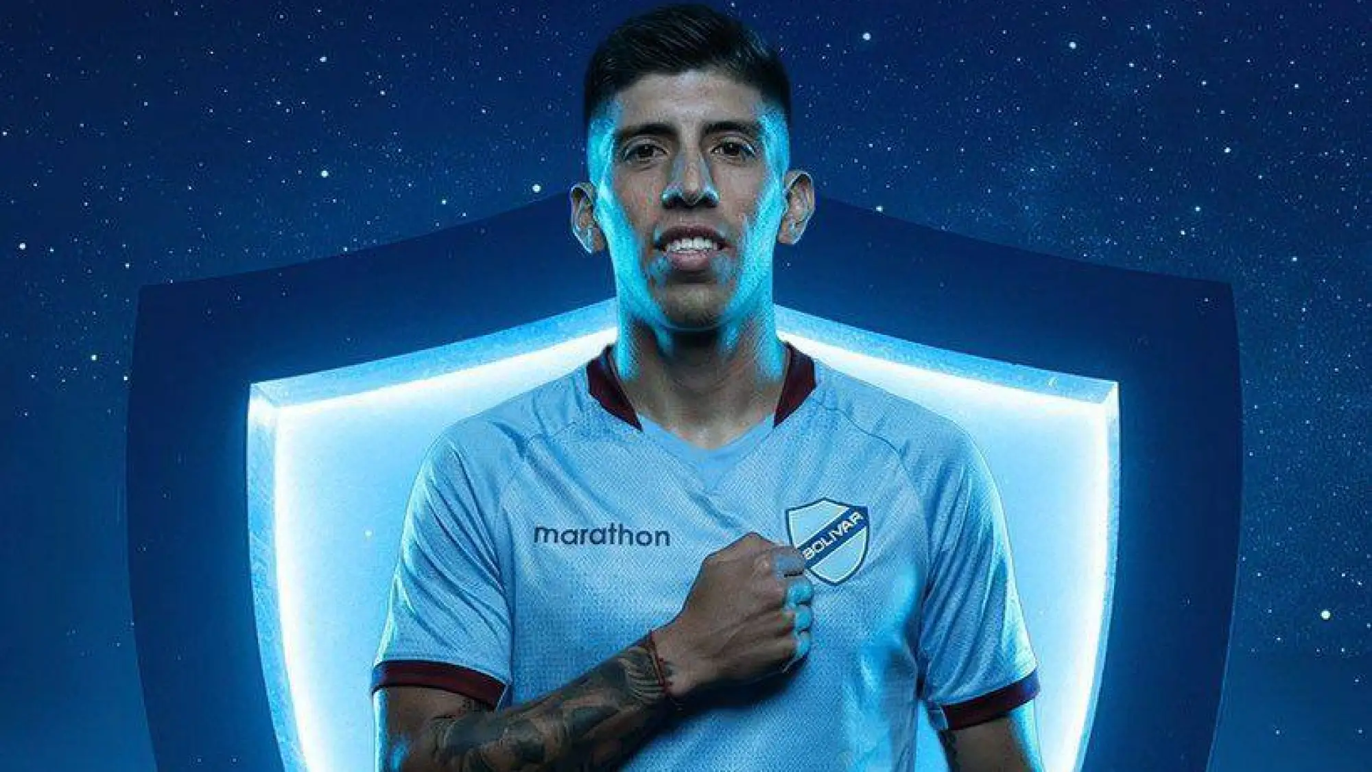 Brian Oyola fue presentado en Bolívar., @Bolivar_Oficial