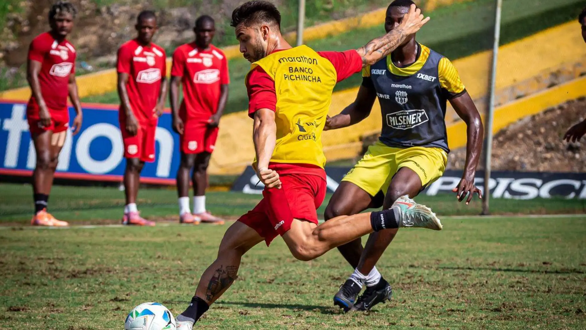 BSC cumplió su última práctica antes de viajar a Quito., @BarcelonaSC