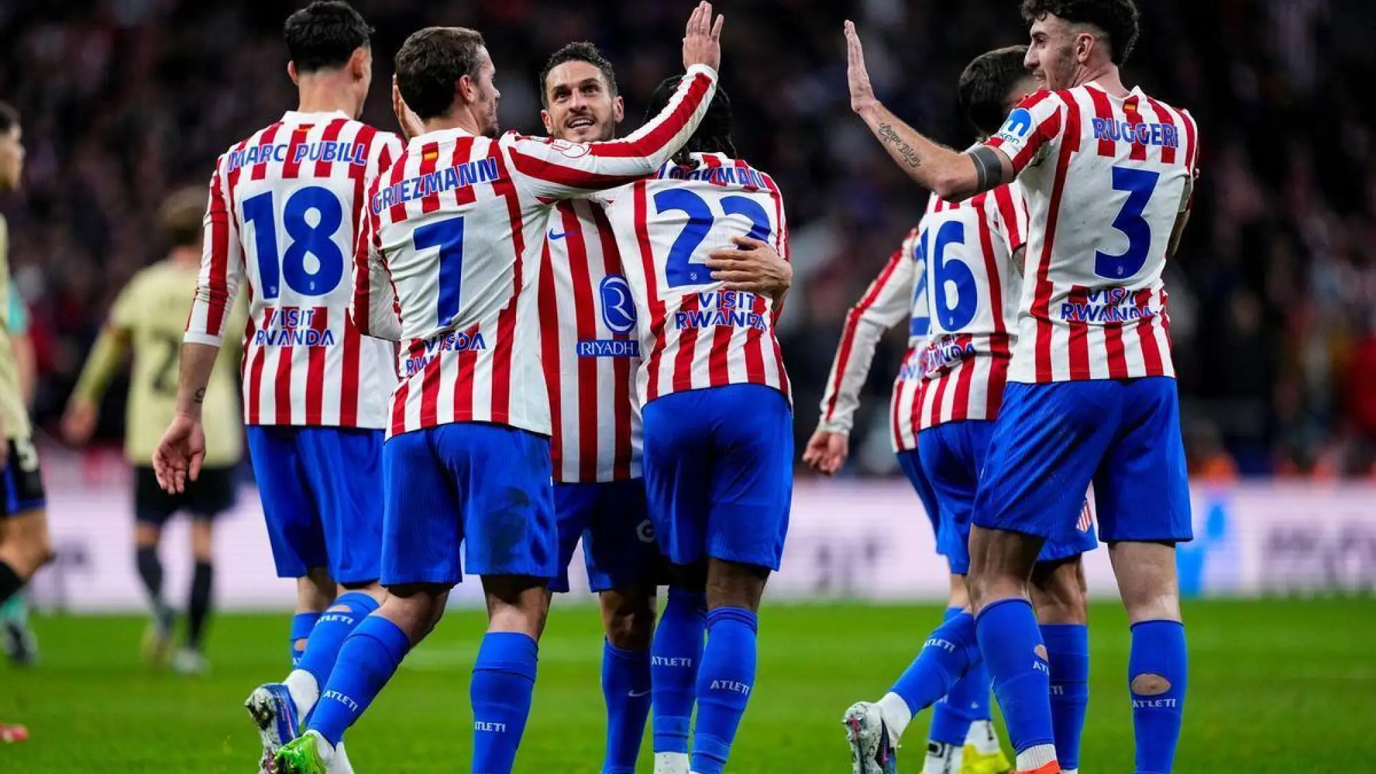 Atlético Madrid toma ventaja en la Copa del Rey., @Atleti