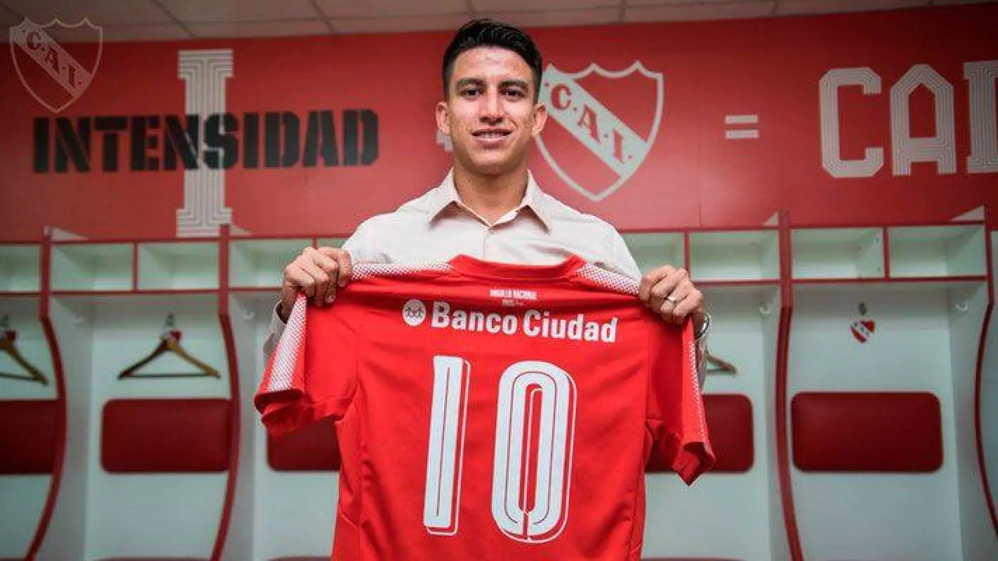 Fernando Gaibor en su paso por Independiente., @CAI
