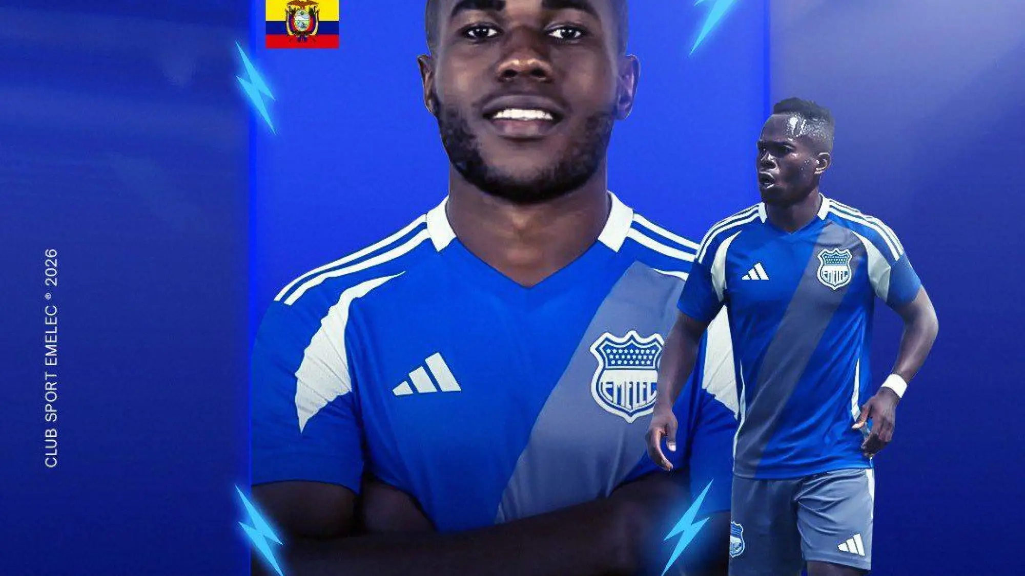 Estalin Segura presentado en Emelec., @CSEmelec