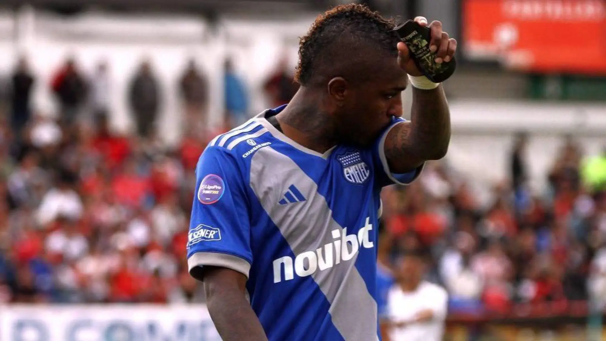 Miller Bolaños entrena con Emelec., API 