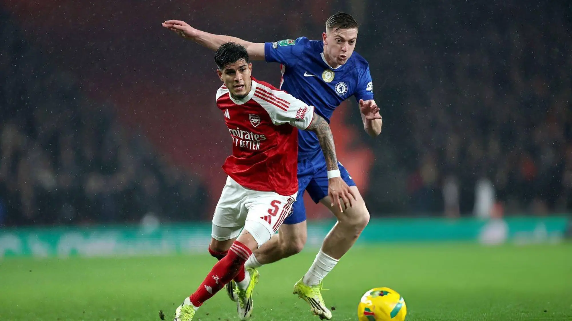 Piero Hincapié fue titular en la clasificación del Arsenal., EFL CUP