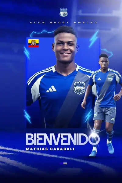 Siguen los refuerzos: Mathias Carabalí nuevo refuerzo de Emelec