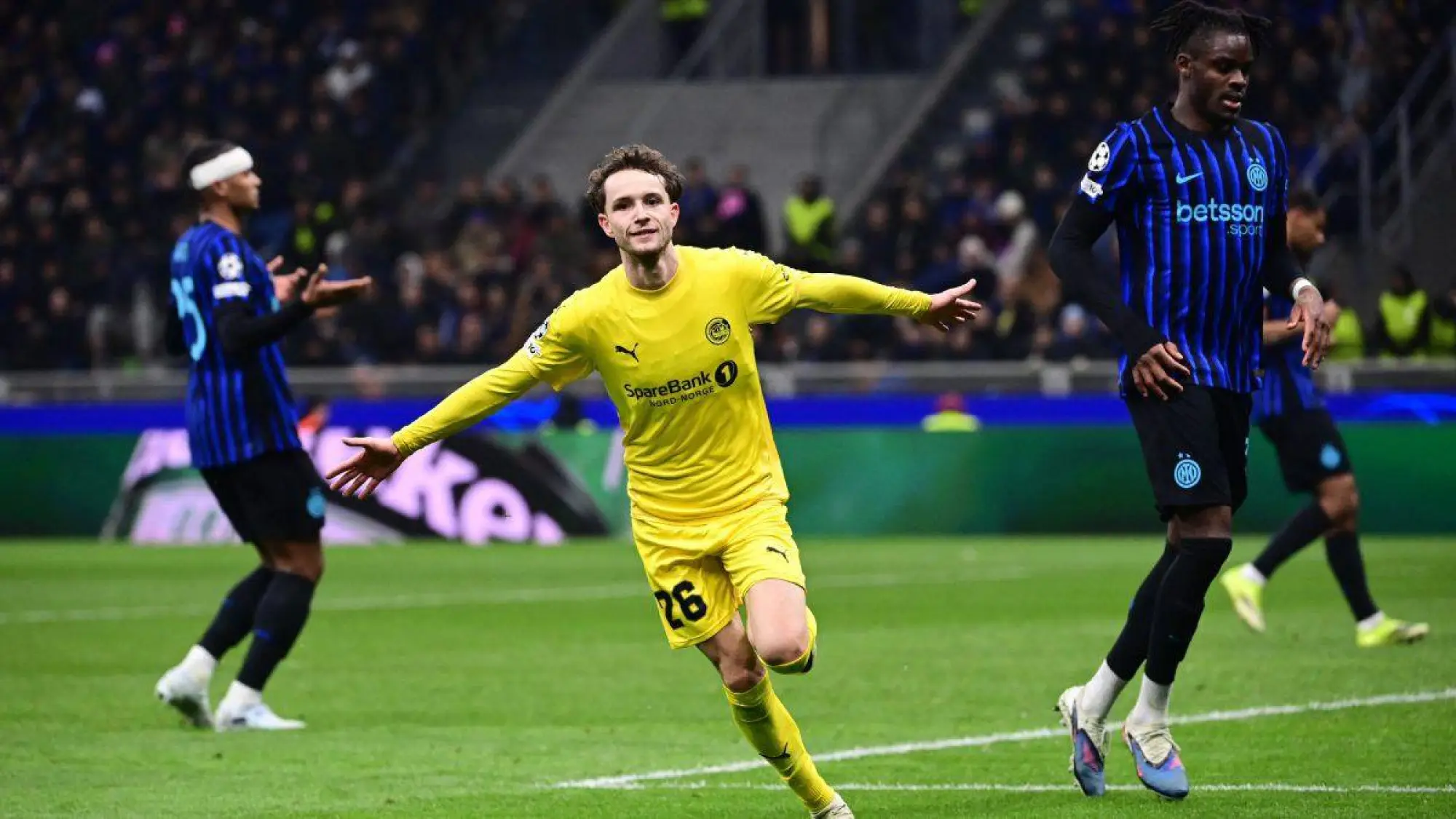 Bodo Glimt da el bombazo en Europa., AFP