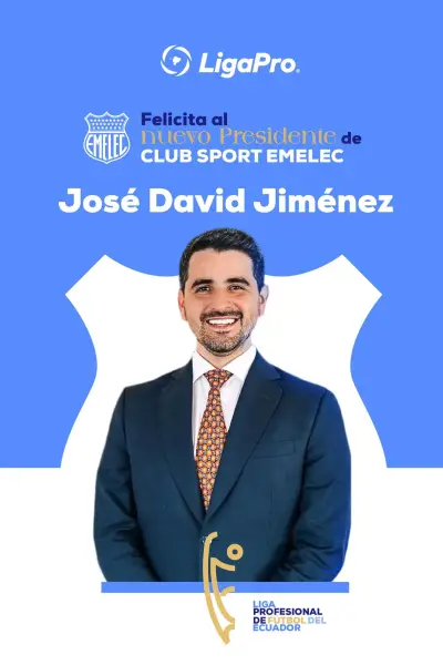 José David Jiménez es oficialmente el nuevo presidente de Emelec