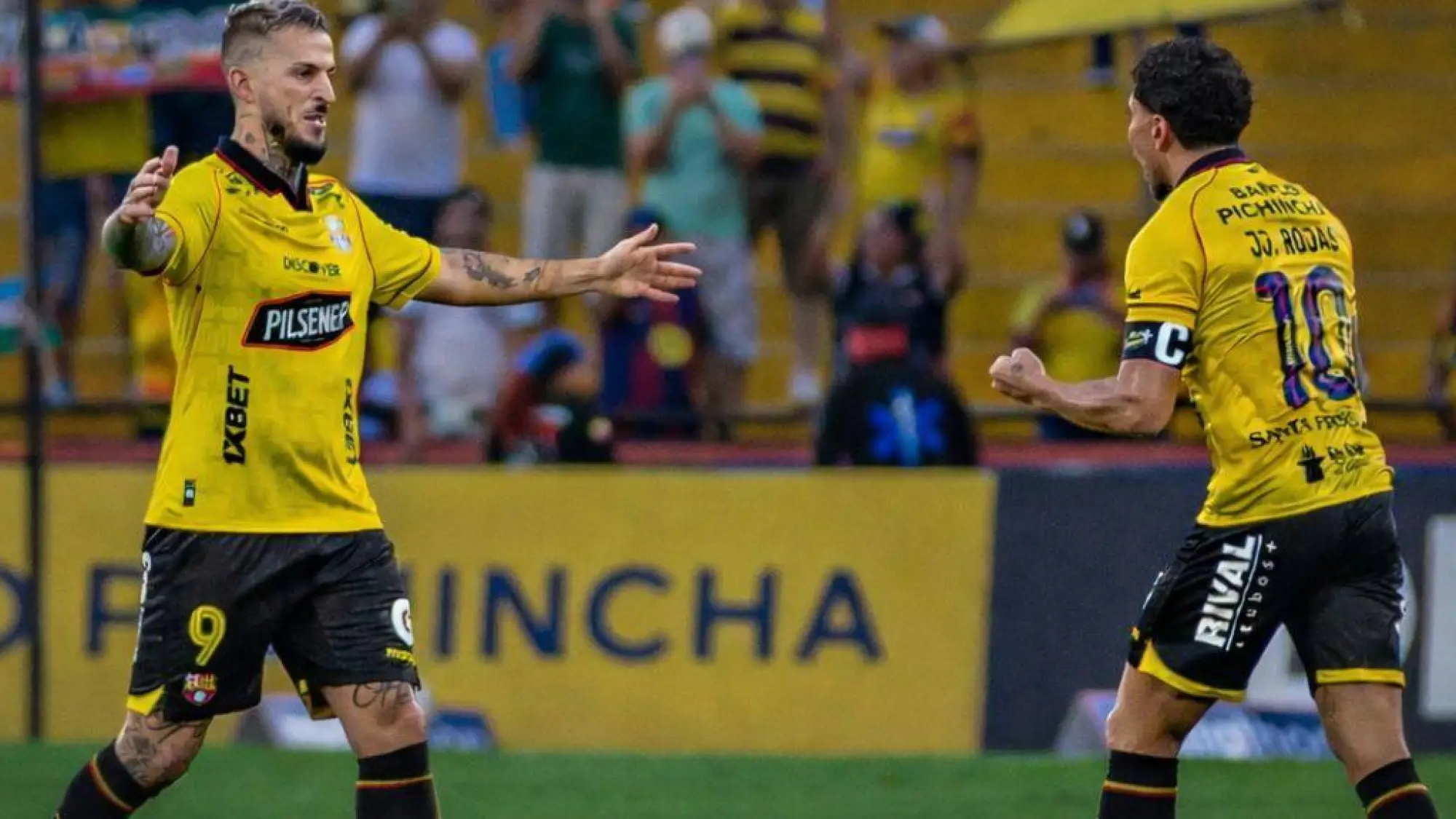 Darío Benedetto marcó la victoria de BSC., @BarcelonaSC