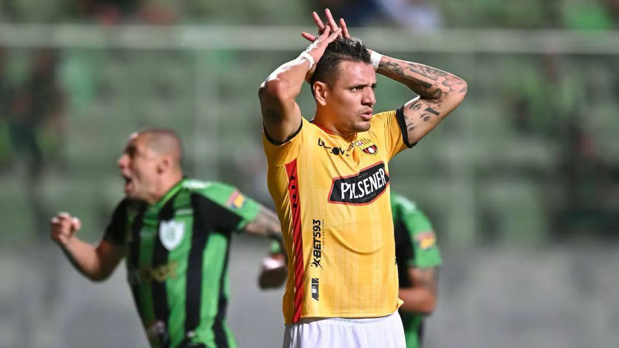 Carlos Garcés en su paso por Barcelona sc., EFE