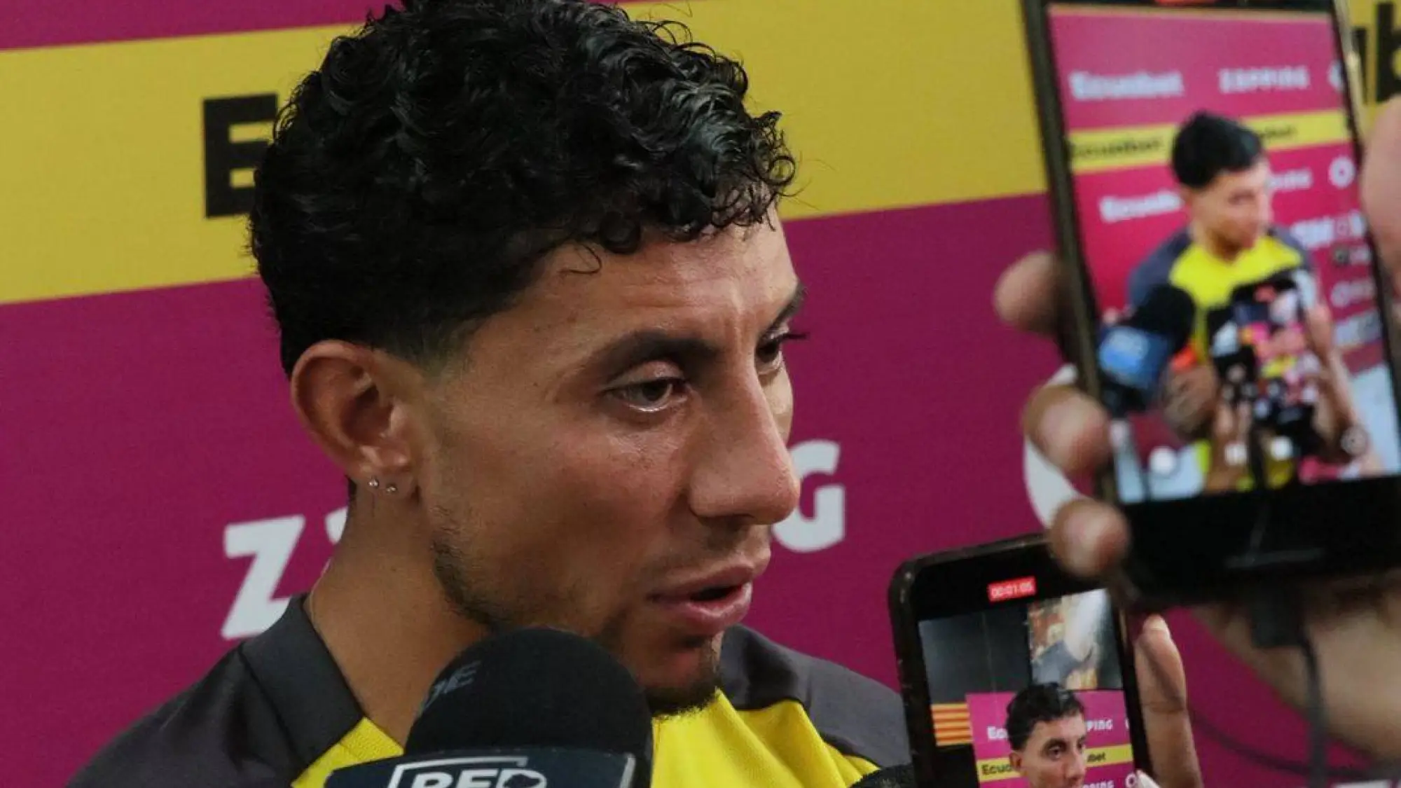 Joao Rpjas en el Media Day del CLásico del Astillero., @ligaEcuabetec
