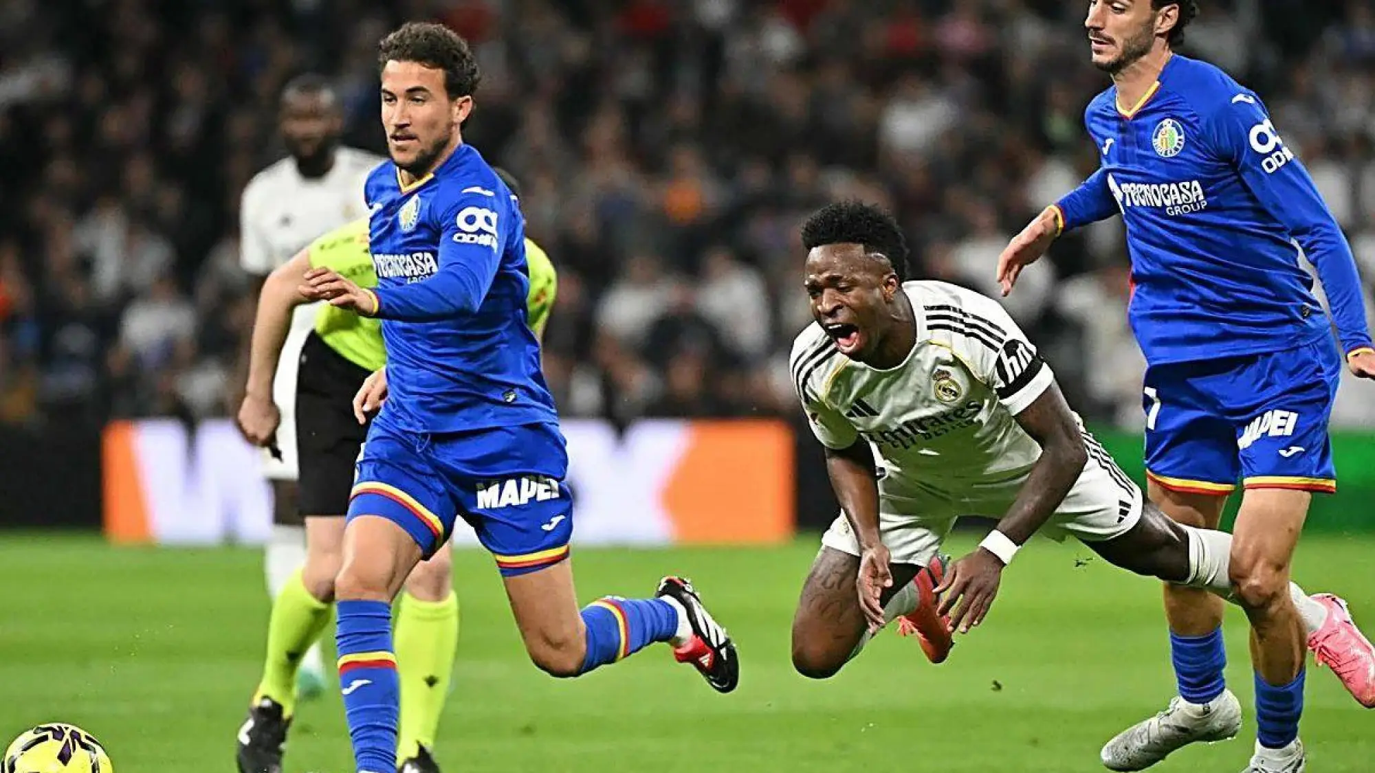 Real Madrid se aleja del Barcelona en LaLiga., AFP