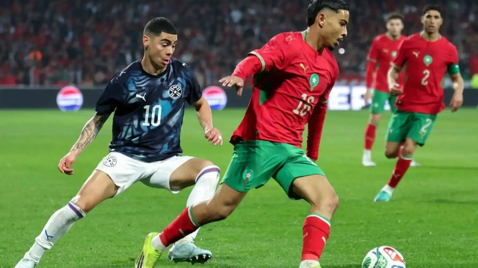 Marruecos superó a Paraguay en Francia., AFP