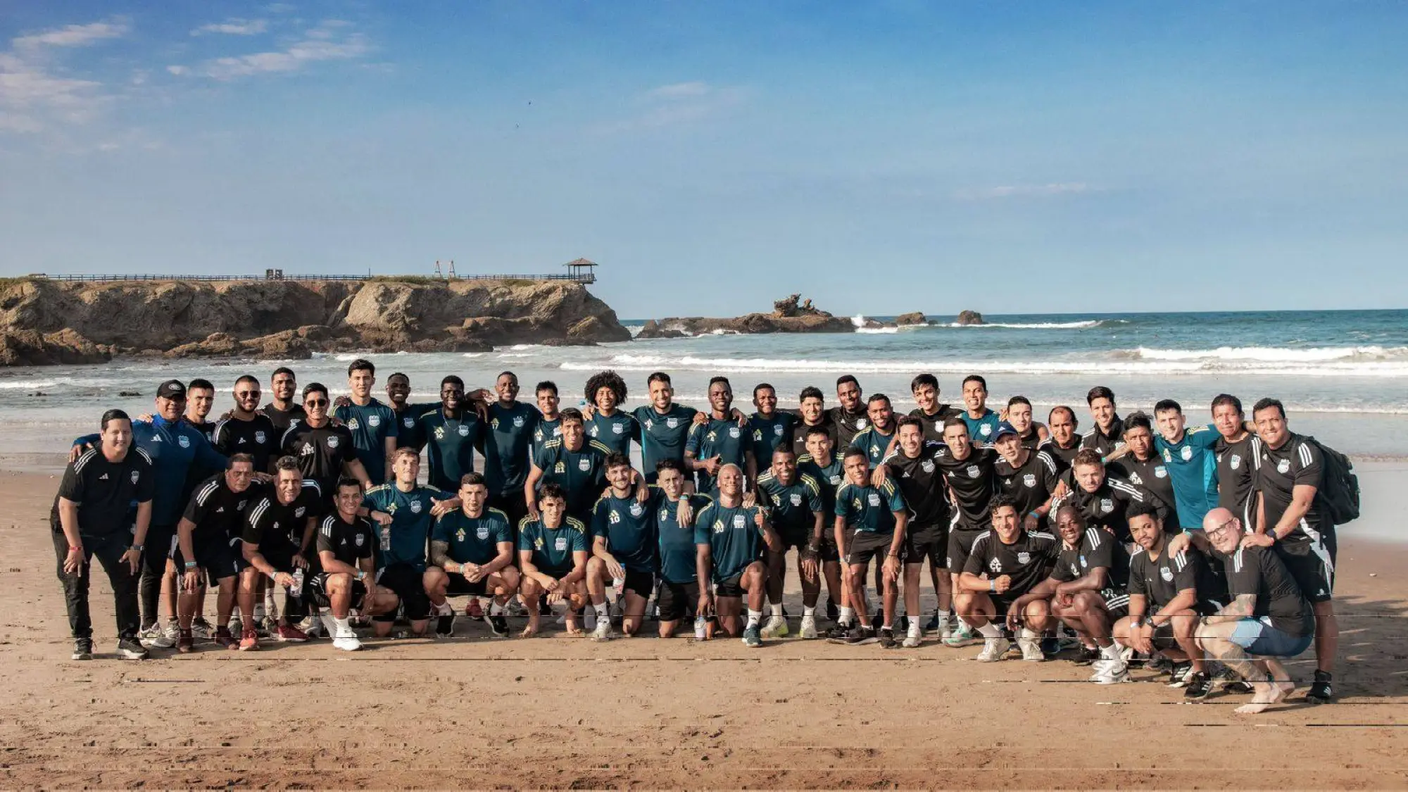 Emelec cerró su preparación en Santa Elena., @CSEmelec