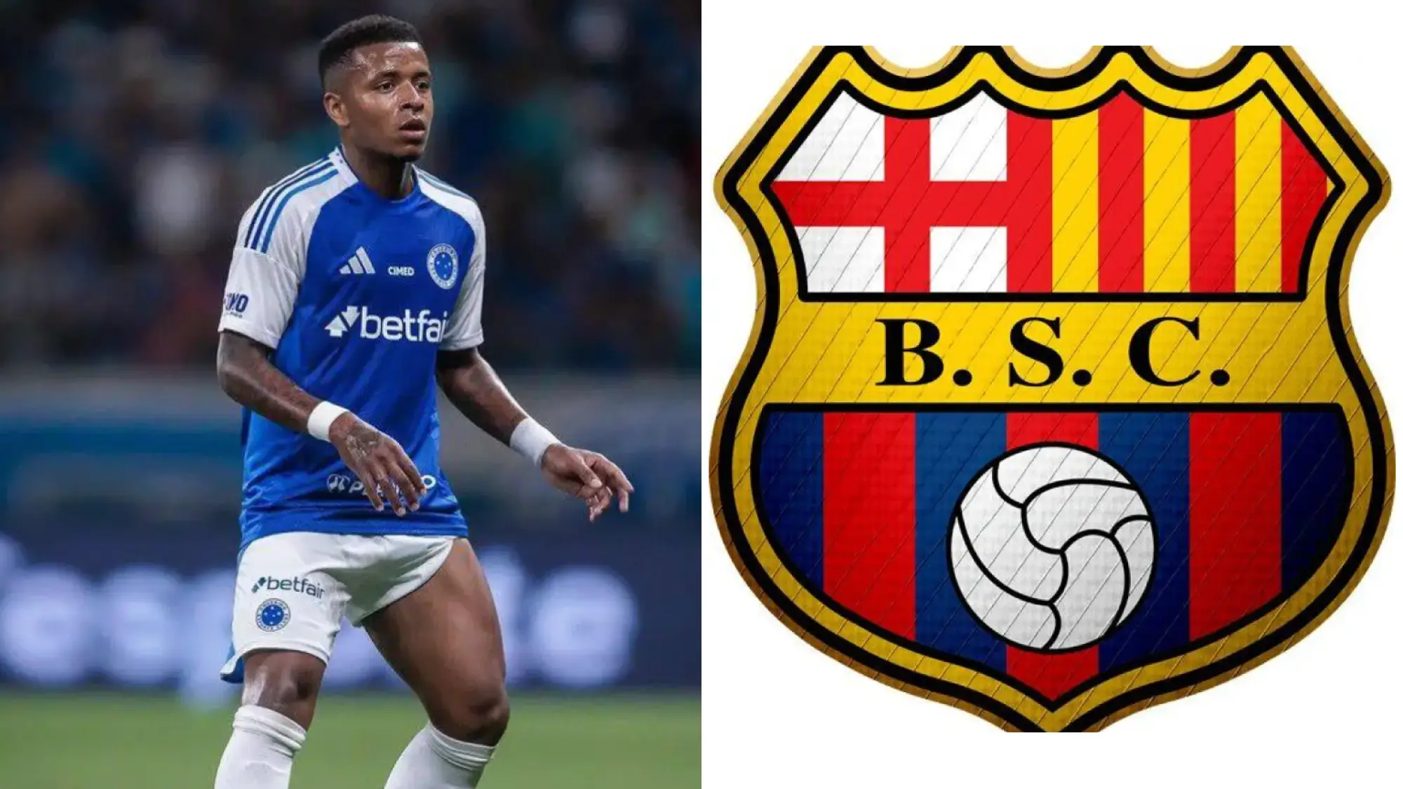 Keny Arroyo habló de su amor por Barcelona sc., Collage