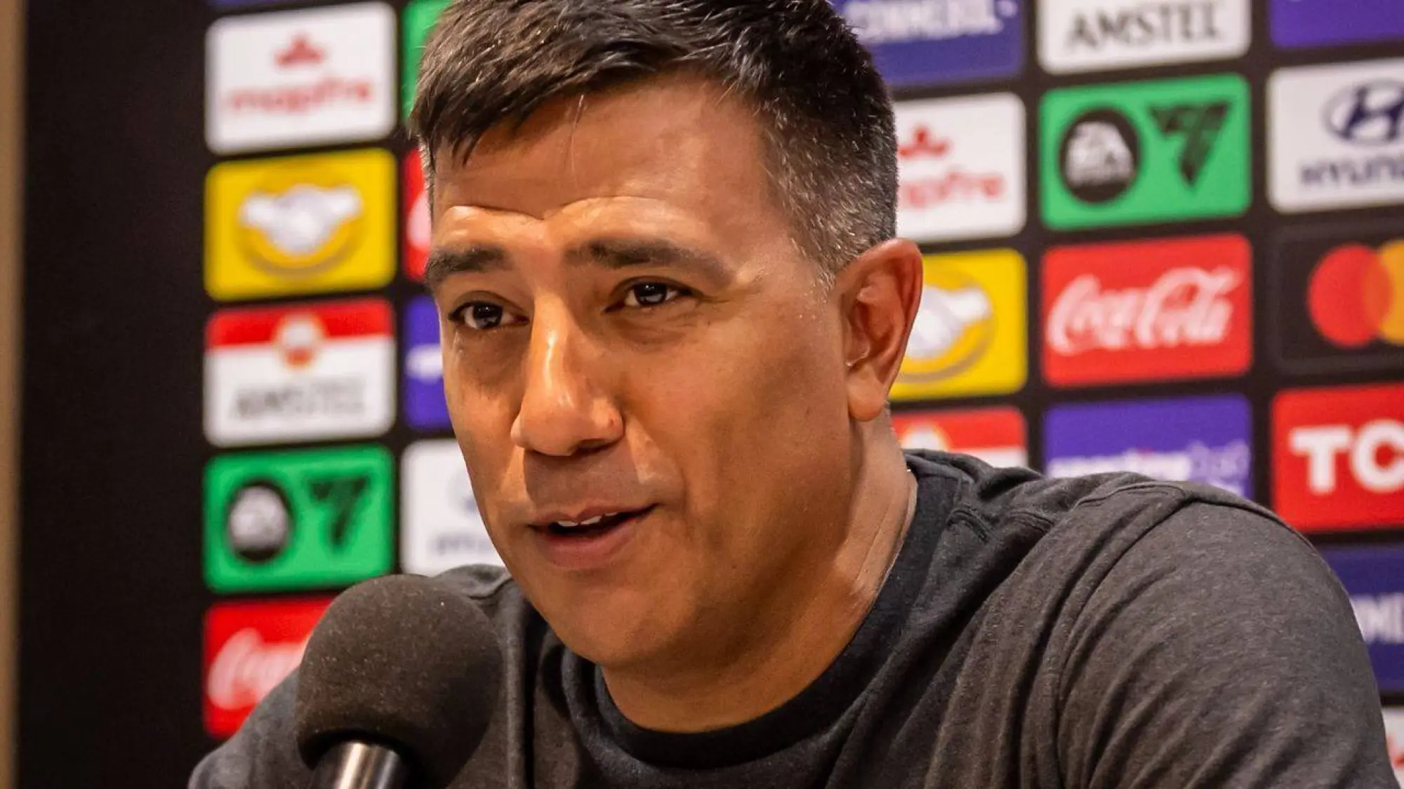 César Farías habló previo al debut ennfase de grupos de Copa Libertadores ante Cruzeiro., @BarcelonaSC