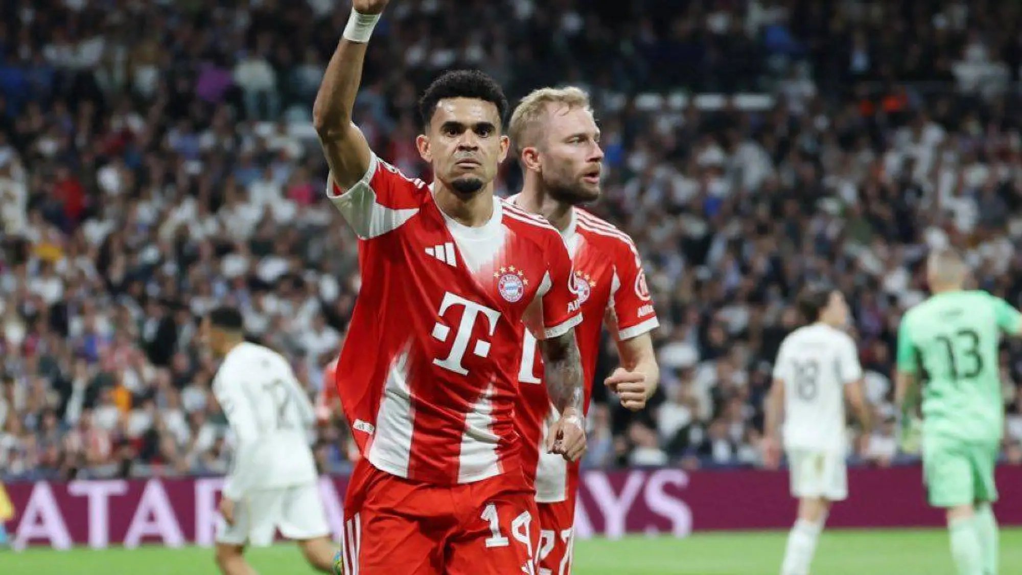 Luis Díaz fue uno de los autores de los goles bávaros., @FCBayern