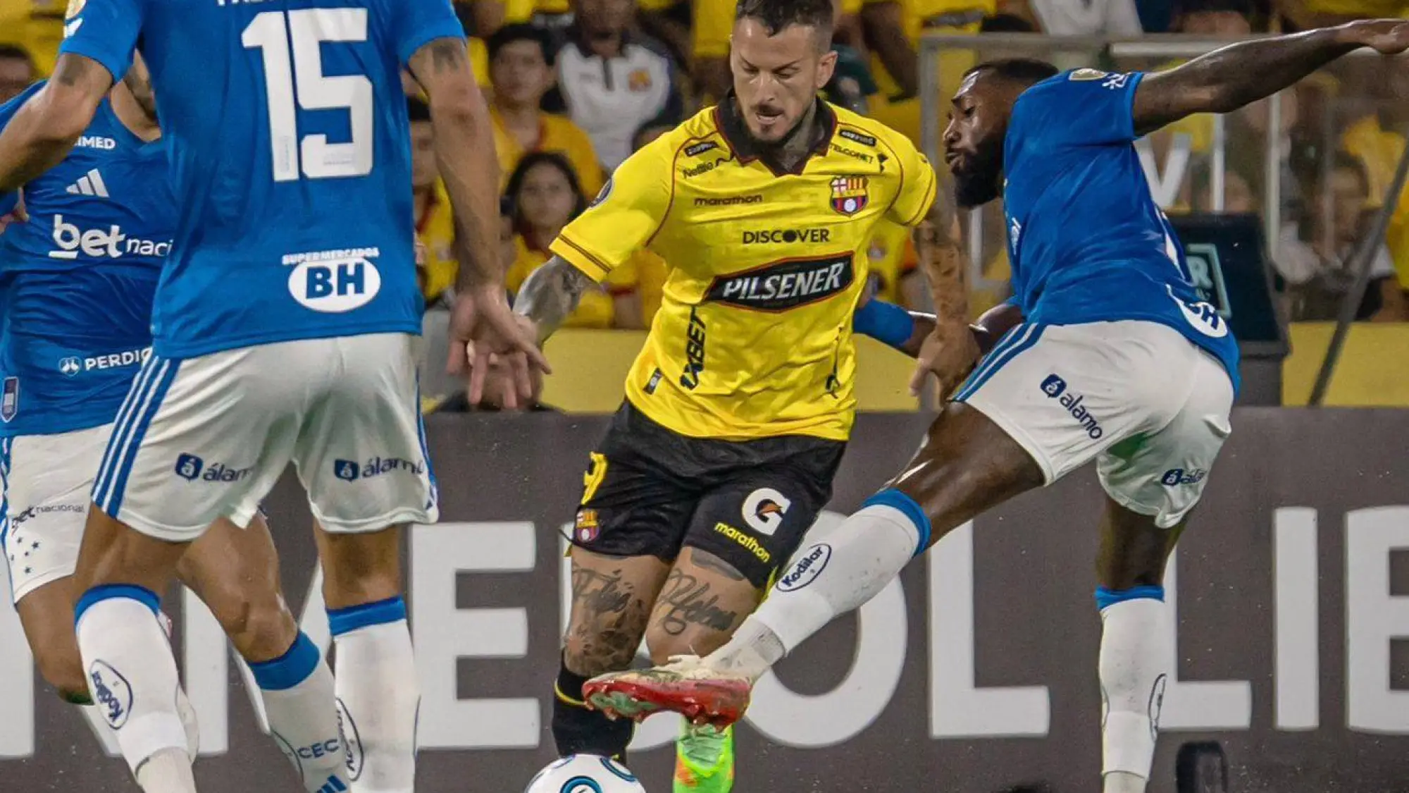 Darío Benedetto habló luego de la derrota ante Cruzeiro., @BarcelonaSC