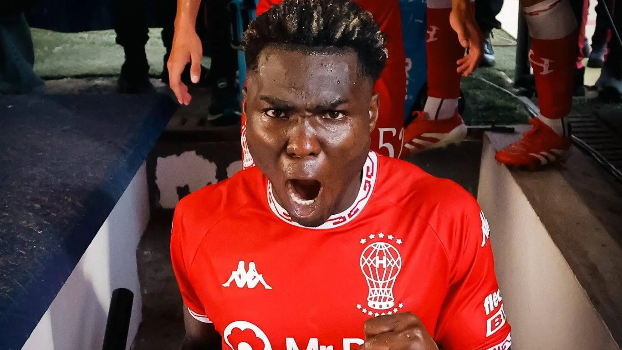 Jordy Caicedo sigue anotando en el fútbol argentino., @Huracán 