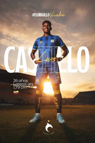 Luis Castillo es nuevo jugador de Delfín tras su paso la temporada pasada por Emelec